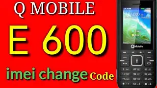 Q Mobile e600 imei change code #viral #imei #trending