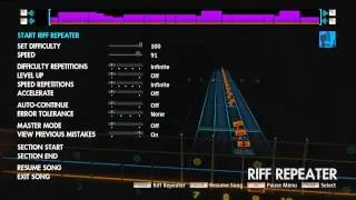 Rocksmith 2014 Riff Repeater & Difficulty Guide
