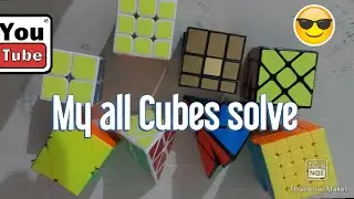 Time Lapse- Solving All Of My Cubes. Main tags #Cubeskills #Cubing Planet #Cubastic #J Perm