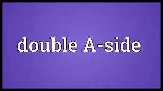 Double A-side Meaning