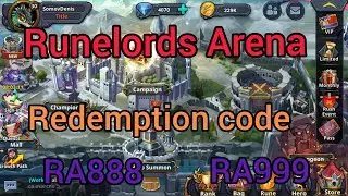 Runelords Arena: New redemption code CdKey.
