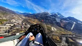 Landing at Aosta(LIMW) Airport 🇮🇹