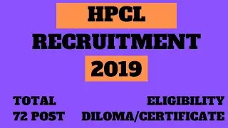 HPCL Recruitment 2019 Technician || Employment News