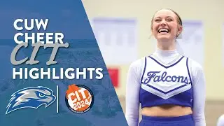 CUW Cheerleading Highlights at CIT (Jan. 27, 2024)