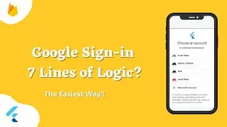 Google Sign-in with Flutter and Firebase Tutorial