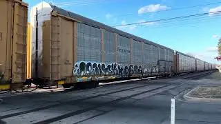 Northbound Union Pacific mix freight and dittmar road 