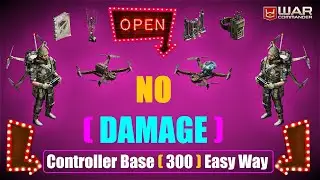 War Commander | Controller Base ( 300 ) Easy Way | No Damage | 25 - 1 - 2021