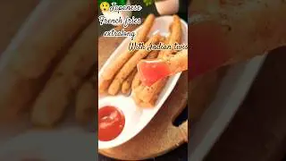 crispy long Japanese french fries | long fries recipe#shorts#frenchfries #snacks