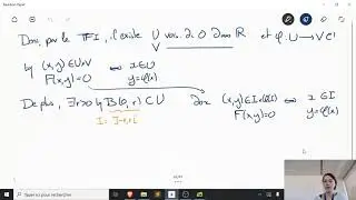 CCID - Théorème des Fonctions Implicites - Exercice16