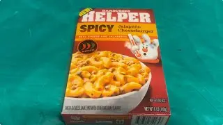 Hamburger Helper spicy jalape&ntilde;o cheeseburger review