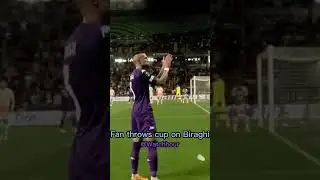 #football fan throws cup on biraghi