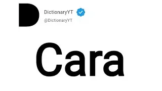 Cara Meaning in English