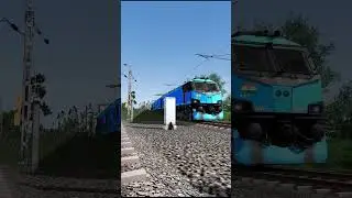 Yard Exit Power &ndash; WAG 12 Freight Takeoff | #YardExit #IndianRailways #FreightTrain #HeavyHaul