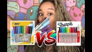 BIC Markers VS. Sharpie Markers ( Comparison Review )
