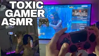 Aggressive COD player ASMR 🎮 + Controller Sounds & Mouth Sounds #asmrtriggers #cod