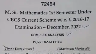 part 2 complex analysis Dec. 2022 question paper solution Q 3 a & 3 b Morera's theorem Cauchy integ.