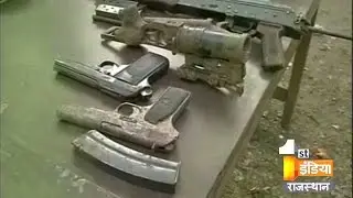 Huge cache of arms and ammunition including 20 Kgs of RDX recovered in J&K