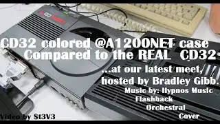 CD32 Colored AMIGA 1200 NET case VS real CD32 Case