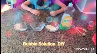 How to Make Bubble Solution at Home / DIY bubble solution 🙂🙂