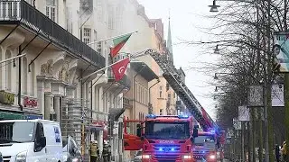 Detido o prov&aacute;vel suspeito do fogo na embaixada de Portugal na Su&eacute;cia