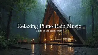 Deep Sleep Music with Relaxing Piano | Soft Rain Sounds for Stress and Insomnia Relief