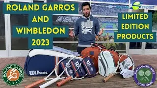 Roland Garros and Wimbledon 2023 Limited Edition Tennis Products
