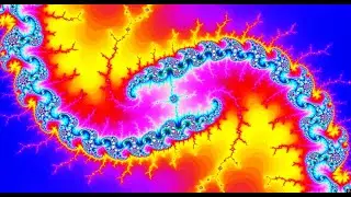 [4K] MANDELBROT FRACTAL DEEP ZOOM - ASMR