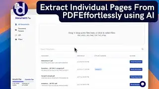 DocumentPro Multi-Page PDF Parsing: Extract Individual Pages Effortlessly using AI