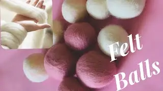 Felt Balls || Felt Balls DIY || How to make Easy Felt Balls