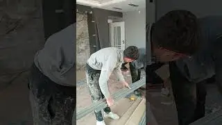 Ahşap lambri panel uygulamamiz #batmanlambri #batmanlaminatparke