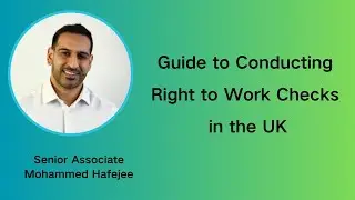 Guide to Conducting Right to Work Checks in the UK
