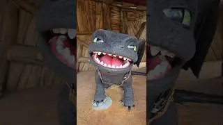 AMAZING Toothless Meet And Greet - Epic Universe #epic #epicuniverse #HTTYD #howtotrainyourdragon