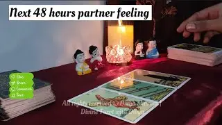 NEXT 48 HOURS PARTNER FEELING| HINDI TAROT READING| #hinditarot #shortsvideo #youtube #viral #video 