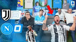 DEVASTATI... JUVENTUS-NAPOLI 3-0 | LIVE REACTION NAPOLETANI