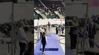 Amazing !! 🤩 Level 3 Bars routine. Best coaches! #love #IGM #popular #gymnast #viral #shorts #like