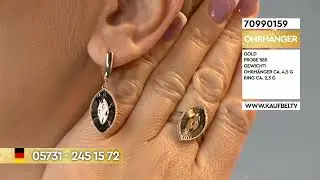 Kaufbei Schmuck | Siegel Ohrringe aus 585 Rotgold