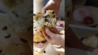 Chocolate Chip Brioche Rolls - Bakery Style #shorts