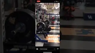 Christian Coleman Half Squatting 405x4