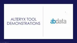 Alteryx Unique Tool Demonstration