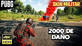 PUBG PC con SKIN MILITAR y 2000 DE DAÑO en SOLO vs SQUAD 😍 Efectivamente PUBG es CINE al MAXIMO!