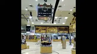The World's Only Corn Palace Mitchell SD - inside the arena murals
