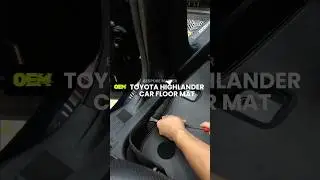 OEM Custom Car Floor Mats for Toyota Highlander #shorts #oem #carfloormats