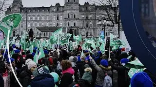 Journée de grèves majeures au Québec