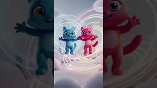Tickle & Pal Make Sound Visible | Colorful Kids Animation | 1‑Minute YT Short