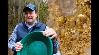 BEAUTIFUL GOLD NUGGET SHAPED LIKE A WATERFALL?
