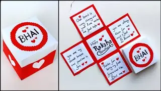 Rakshabandhan gift box 2025 / How to make Rakshabandhan card for brother / Rakhi card ideas