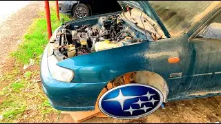 Подготовка Impreza GF3 к снятию мотора