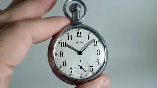 1980 Smiths pocket watch with box and papers, including how to set the time.