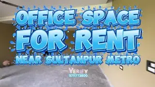 Office Space For Rent | 700 Sq. Ft | Parking + CCTV + Security | Near Sultanpur Metro & Main Market