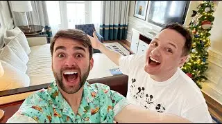 Видеоблог Walt Disney World | День 11 | Улучшение номера в яхт-клубе | Декабрь 2021 г. | Адам Хэттан